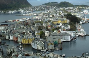 1st Place Colour Print and Overall Winner - Angelica Smith with this stunning view of Alesund, Norway