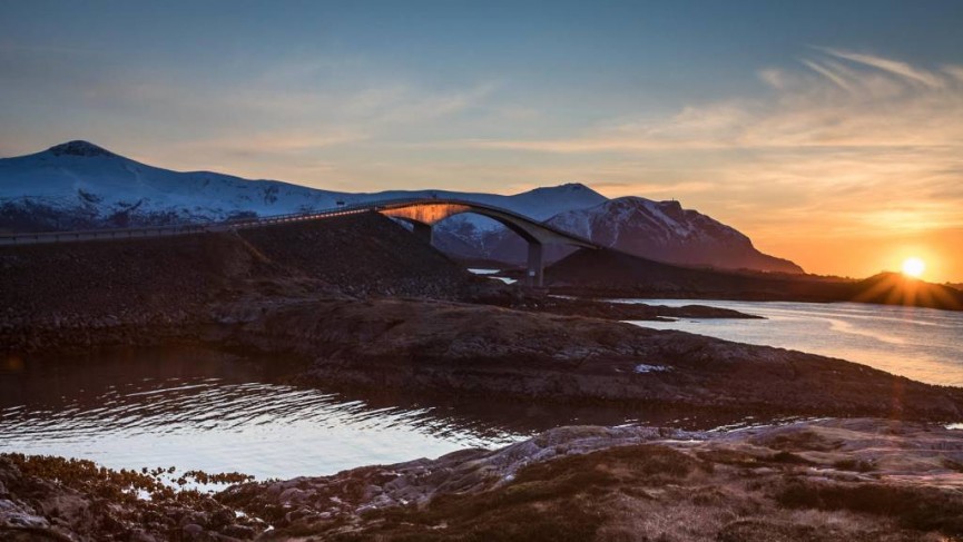 "Atlantic Road, Norway" by Derek Gould