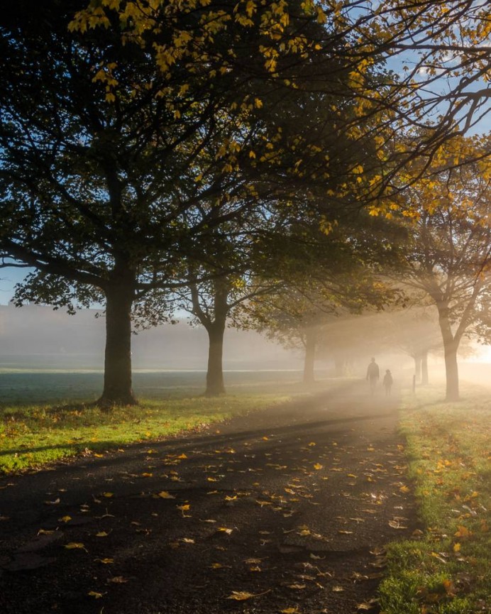 1st place Colour Digital and overall winning image - The Walk to School by Derek Gould
