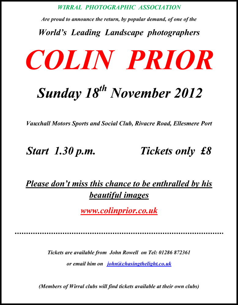 Colin Prior Flyer 2